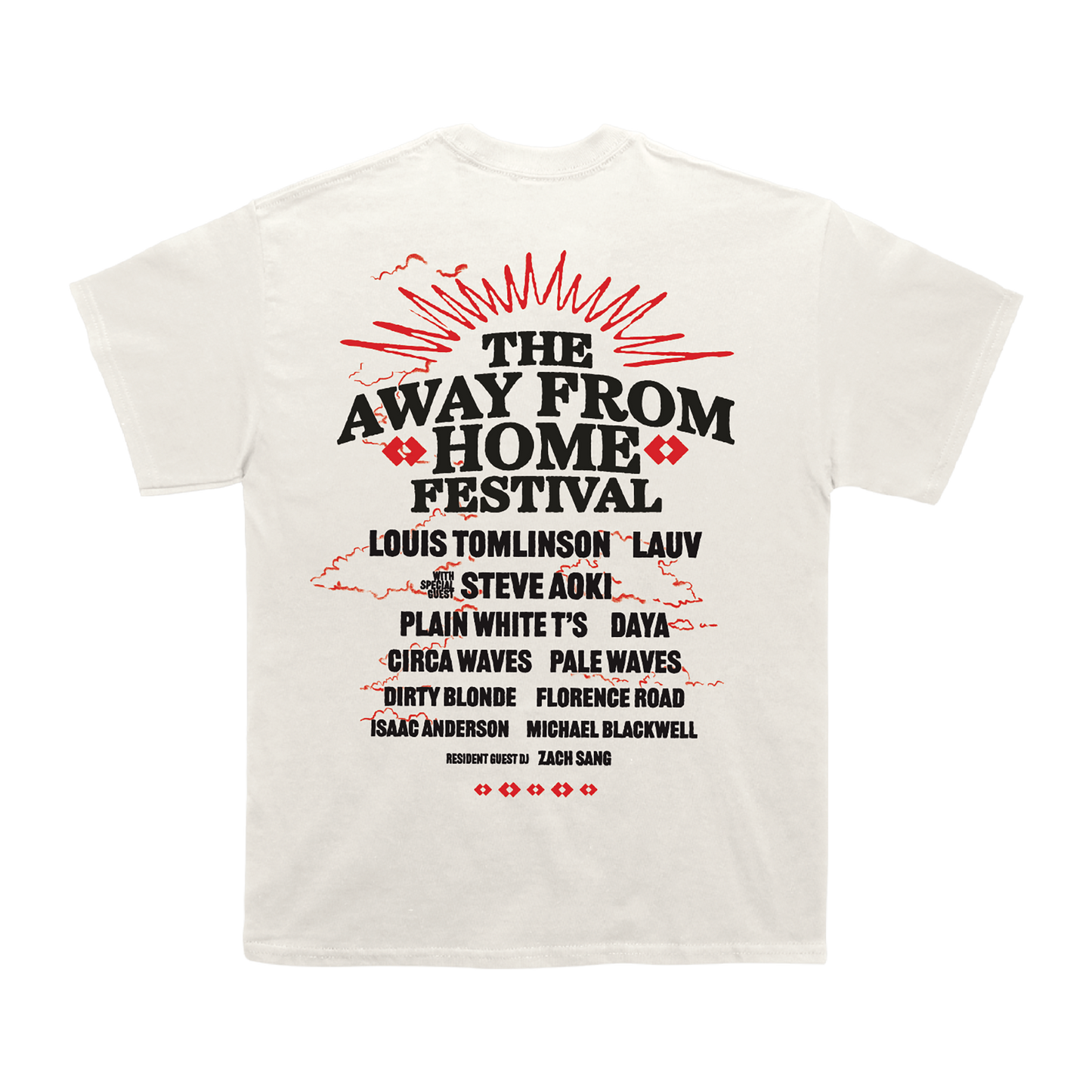 The Away From Home Festival Event T-Shirt (Ecru)