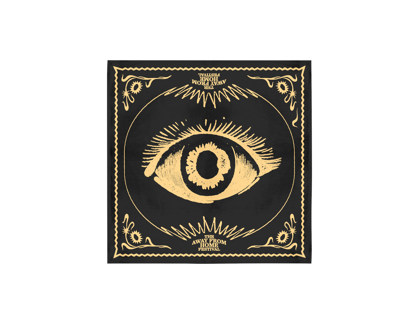 The Away From Home Festival Bandana (Black)