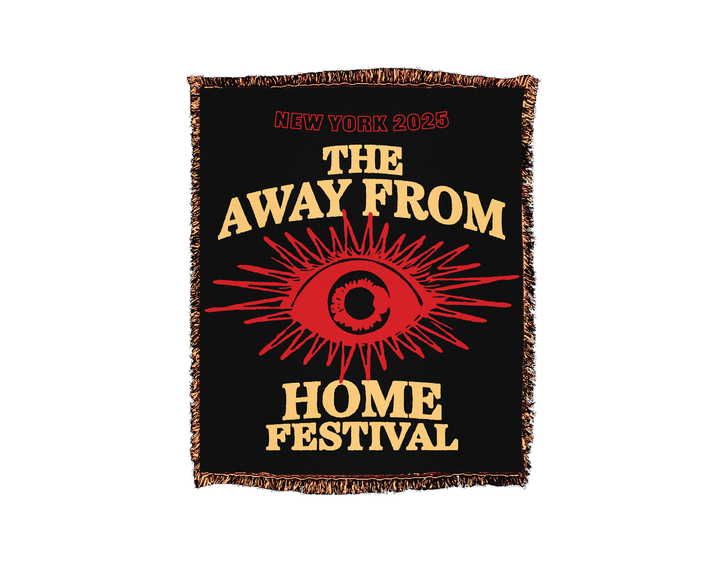 The Away From Home Festival Blanket (Black)