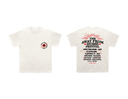 The Away From Home Festival Event T-Shirt (Ecru)